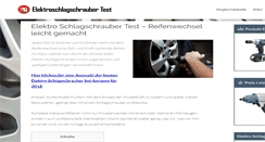 Desktop Screenshot of elektroschlagschraubertest.com